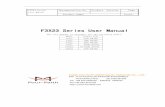 F3X23 Series User Manual - ergo-tel.gr MANUAL.pdf · 1.3 Working Principle The principle chart of the router is as following: system I 1.4 Specifications Cellular Specification Standard