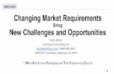 Changing Market Changing Market Requirements Bring New Challenges and Opportunities Herb Reiter eda2asic