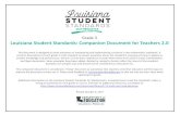Grade 3 Louisiana Student Standards: Companion Document ... · Louisiana Student Standards: Companion Document for Teachers 2.0 . ... Students should spend the large majority of their