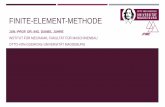 Nichtlineare Finite Elemente Methode1. einfÜhrung 1.1 anwendungen der fem in den ingenieurwissenschaften ws 2014/15 finite -element methode jun. prof. d. juhre 5 die finite-element-methode
