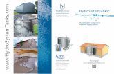HydroSystemTanks® - Stainless steel storage tanks for ... · Drinking water storage tanks made of stainless steel are established for decades. Stainless steel is inert and has therefore