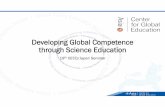 Developing Global Competence through Science Education...Developing Global Competence through Science Education 19th OECD/Japan Seminar 1. The Four Domains ... perspective on a situation,