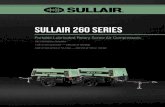 Sullair 260 Series · 2019-11-13 · About Sullair. For more than 50 years, Sullair has been on the leading edge of compressed air solutions. We were one of the first to execute rotary