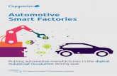 Automotive Smart Factories - Capgemini · F. Operating Margin by 2023 onwards (from the current level of 6% for OEMs and 8% for suppliers) Scenario based on industry estimates OEMs