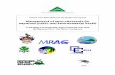 Management of agro-chemicals for improved public and ... · A strategy for improved agro-chemical use and management for the Wider Caribbean 1 Impact and amelioration of sediment