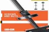 ScrewS and nutS - Joyce DaytonMachine ScrewS and nutS Metric Screw S and nutS Joyce/Dayton offers Acme 2C and Stub Acme machine screw and nut assemblies in a variety of screw leads