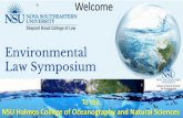 To the NSU Halmos College of Oceanography and Natural Sciences · To the Welcome To the NSU Halmos College of Oceanography and Natural Sciences
