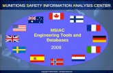 MSIAC Engineering Tools and Databases · Shell response evaluation for various mitigation thickness Donor Acceptor Mitigation 38 mm width 76 mm width Lateral ... Thickness = 0.01