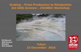 Scaling – From Production to Reinjection 3rd GNS Science ...geothermal.jogmec.go.jp/report/file/session_181227_06.pdf · 8 Mix with oxygenated fluids. GNS Science External Casing