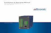 Installation & Operating Manual - Altronic Inc/VSM_plus_IOM 9-14.pdf · 2.2 The VSM+ is a flexible I/O device. It is designed around the Altronic VSM-800 stand-alone Vibration Monitor.
