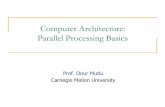 Computer Architecture: Parallel Processing Basicsece740/f13/lib/exe/... · 2013-08-25 · Readings Required Hill, Jouppi, Sohi, “Multiprocessors and Multicomputers,” pp. 551-