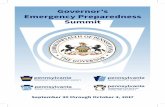 Governor’s Emergency Preparedness Summit · 10/4/2017  · Department of Human Services and the Governor’s Office of Homeland Security and our partners and stakeholders across