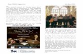 Dear PEMS Supporter, 1st May 2019 - Great Malvern Priorylast April was a celebration of John Dowland’s first publication of lute songs from 1597. It was a beautiful performance from