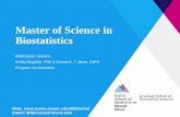 Master of Science in Biostatistics - Icahn School of ... School... · Master of Science in Biostatistics – Program Eligibility 1. To be eligible for the MS in Biostatistics Program,