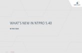What's new in NTPRO 5 40 - Transas · TRANSAS cloud servers: •Own ship data including timestamped positions, SOG, ROT, AIS ship type and dimensions •AIS targets data including