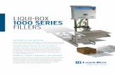 LIQUI-BOX 1000 SERIES FILLERSFillers configurable for a wide variety of products, including beverage syrup, wine, dairy, edible oils and other low-viscosity food products. INCREASED