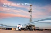 Permian Resources New Mexico Field Tour Field Tour 2018.pdfArtificial Lift Well Spacing/ Flowback Landing Casing Design Customized well designs utilizing data analytics reducedevelopment