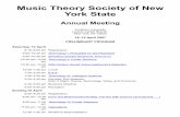 Music Theory Society of New York State · Voice Leading as Harmonic Determinant in Atonal Music Music theorists who are interested in abstracting coherent musical structures from