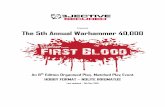 Presents The 5th Annual Warhammer 40,000...The 5th Annual Warhammer 40,000 ... All Warhammer 40,000 publications from Games Workshop including Black Library, White Dwarf and Forge