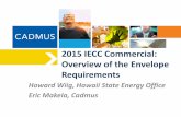 2015 IECC Commercial: Overview of the Envelope Requirements...Structure of the 2015 IECC – Structure of the code – need a slide that shows the different chapters of the code for