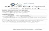 All Wales Infection Prevention and Control Guidance for ... Wales Infection Prevention... · Protection Unit document Guidelines for control of infection and communicable disease