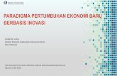 PARADIGMA PERTUMBUHAN EKONOMI BARU BERBASIS INOVASI · 2019-07-31 · Solikin M. Juhro Direktur Eksekutif, Kepala Bank Indonesia Institute Bank Indonesia Joint Learning Forum Bank