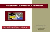 Potentially Explosive ChemicalsPotentially Explosive Chemicals A. Introduction Explosive chemicals pose a serious threat to the health and safety of laboratory personnel, emergency