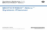 MOTOTRBO Nitro System Planner - Push-to-talk · Document History Version Description Date MN005820A01-A Initial release of MOTOTRBO® Nitro™ System Planner May 2019 MN005820A01-B