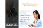 ASPAN: Mosby's Orientation to Perianesthesia NursingASPAN: Mosby's Orientation to Perianesthesia Nursing American Society of PeriAnesthesia Nurses (ASPAN) and Mosby have co-developed