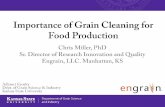Wheat Cleaning Basics · 2017-09-14 · fungus, ergot, and any remaining mud or stones. • Common in durum wheat cleaning for high purity semolina production. • Also used in corn,
