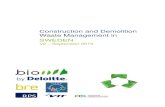 Construction and Demolition Waste Management in SWEDEN · There is a strong commitment in Sweden to sustainable CDW management by SEPA, Swedish construction federation and construction