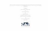 Effect of Network Structure/Topology on …...Effect of Network Structure/Topology on Mechanical Properties of Crosslinked Polymers A Thesis Submitted to the Faculty of Drexel University