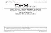 High Power Factor PWM Converter - Fuji Electric Europe · 2017-04-12 · Instruction Manual High Power Factor PWM Converter with Power Regenerative Function (Stack Type) RHC-D Series