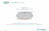 Siren · The mydlink™ Home Siren is a smart audio warning device with 6 different sounds built-in. It’s easy to set up and manage with the mydlink Home app 4, and connects to