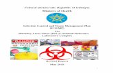 Federal Democratic Republic of Ethiopia Ministry of Healthi Federal Democratic Republic of Ethiopia Ministry of Health Infection Control and Waste Management Plan (ICWMP) For Biosafety