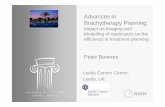 Advances in Brachytherapy Planning · 2019-03-22 · Advances in Brachytherapy Planning: Impact on Imaging and Modelling of Applicators on the efficiency in treatment planning Peter