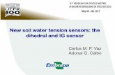 New soil water tension sensors: the dihedral and IG sensor · topology. Sensor modules were developed using a RF transceiver with model number CC2420, a single-chip 2.4 GHz IEEE 802.15.4