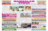 MAMBALAMmambalamtimes.in/admin/pdf/1370090741.02.06.2013.pdfMAMBALAM TIMES ASHOK NAGAR - K.K. NAGAR EDITION Vol. 11, No. 47 June 2 - 8, 2013 FREE C M Y K By Our Staff Reporter S. Yashashvini,