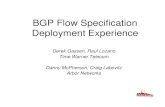 BGP Flow Specification Deployment Experience · • Several security vendors announced intregration • Cisco complimentary TIDP proposal. 9 Time Warner Telecom (TWTC) About Time
