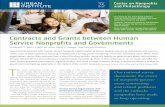 Contracts and Grants between Human Service Nonprofits and ... · Contracts and Grants between Human Service Nonprofits and Governments 2. Organizational administration Program administration