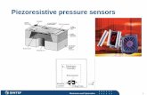 Piezoresistive pressure sensors...Piezoresistive pressure sensors Electronics and Cybernetics 1 Two sensing principles Piezoresistive measure mechanical stress in doped resistor-area