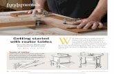 fundamentals - Fine Woodworking...fundamentals W hat began years ago as a simple homemade device to hold a router has evolved into a common, and often indispensable, piece of shop