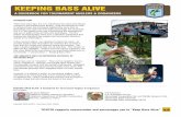 A GUIDEBOOK FOR TOURNAMENT ANGLERS & ORGANIZERSKEEPING BASS ALIVE..... TOYOTA supports conservation and encourages you to “Keep Bass Alive” LIVEWELL MANAGEMENT MAINTAINING GOOD