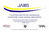 LS-DYNA MAT54 for simulating composite crash energy absorption · LS-DYNA MAT54 has benefits associated to its simplicity, but also poses many hidden challenges as it doesn’t have