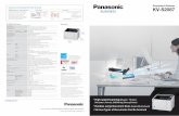 Document Scanner KV-S2087 - Panasonic · ・High-speed Scanning (85 ppm / 170 ipm) (A4/Letter, Portrait, 200/300 dpi, Binary/Colour) ・Handles Large Document Runs (holds 200 A4 sheets)