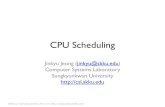 CPU Scheduling - AndroBenchcsl.skku.edu/uploads/SSE3044F16/4-sched.pdf · 2016-10-04 · SSE3044: Operating Systems, Fall 2016, Jinkyu Jeong (jinkyu@skku.edu) 2 CPU Scheduling •A