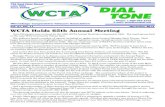 Vol. 61, No. 11 November 2015 WCTA Holds 65th Annual Meeting · Vol. 61, No. 11 November 2015 WCTA Holds 65th Annual Meeting Over 700 people were on hand for the 65th WCTA Annual