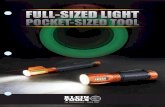 Laser pointer - IBM · The new Klein Flashlight with Worklight is a better alternative than a large, heavy flashlight when working in low light areas. This light is both a bright,
