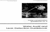 Water Audit and Leak Detection Guidebookwater.ca.gov/LegacyFiles/wateruseefficiency/publications/doc/1992_DWR_Leak_Detection...State of California The Resources Agency Water Audit