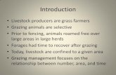 Grazing Management Basics - Kerr Centerkerrcenter.com/wp-content/uploads/2015/10/Grazing-Management-Basics.pdf•Grazing animals are selective •Prior to fencing, animals roamed free